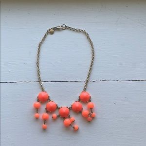 J-crew light pink statement necklace